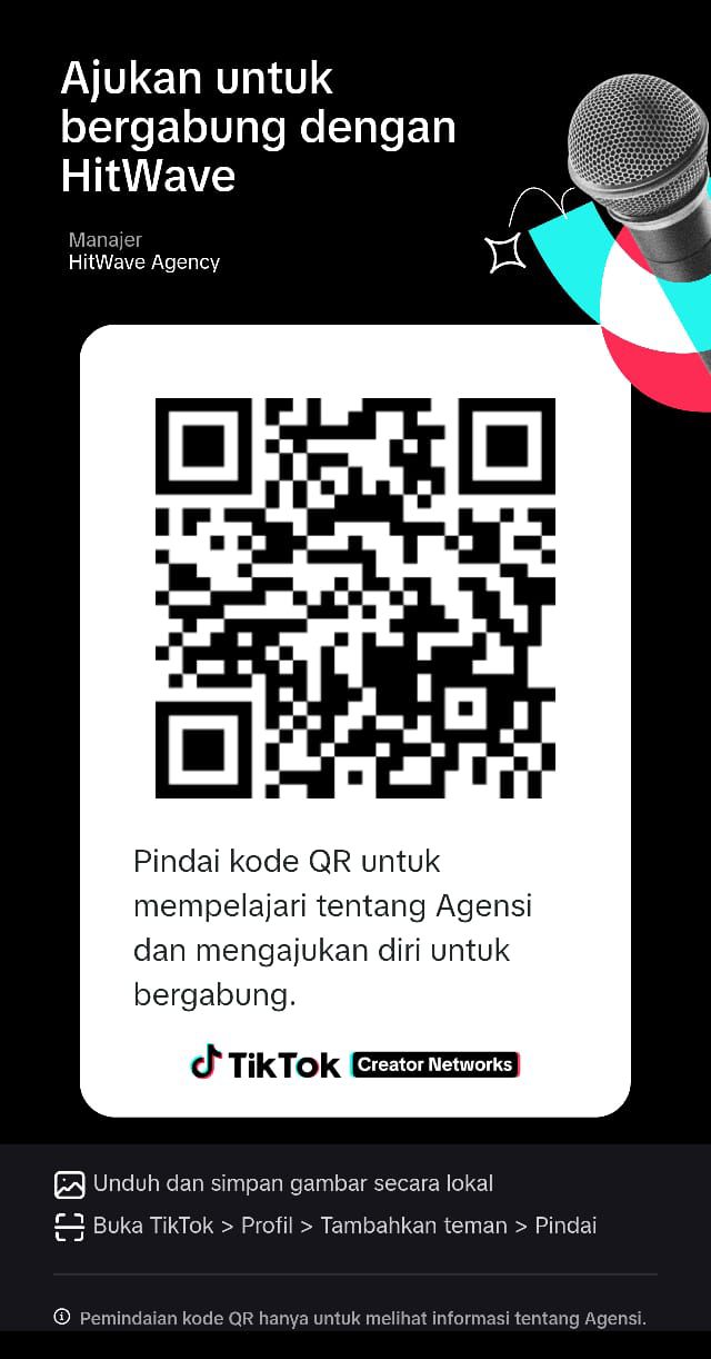 QR Code Gabung Hitwave TikTok Agency